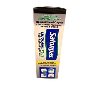 Salonpas Lidocaine Plus Pain Relieving Liquid Roll-On - 3 Fl. Oz - 4% Lidocaine